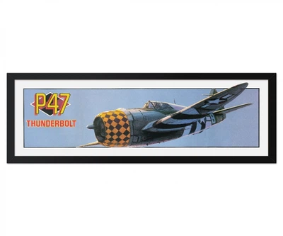 Постер CP P-47 Thunderbolt, Авіація 100х30 см (251)