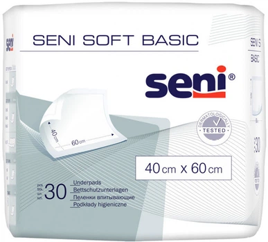Пеленки SENI SOFT BASIC 40 x 60 см 30 шт
