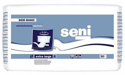 Подгузники для взрослых Seni Basic Эxtra Large 130-170 см 30 шт