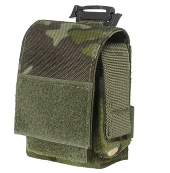 Тактическая подсумка для зажигалки с карманом Multicam, 8FIELDS