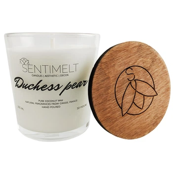 Ароматична кокосова свічка у склі SENTIMELT Duchess pear 200 г (SM020DPE)