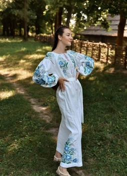 Плаття-вишиванка Vysyvanka "Птаха" 48 Біле 4600