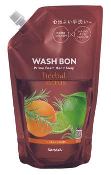 Піна-мило для рук з ароматом цитрусів Wash Bon запаска 500 мл (4973512238932)