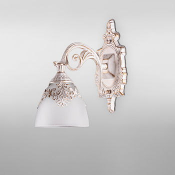Настенный светильник Бра классический Light House SH-18237/1CW WG 250*140*280 белый с золотом