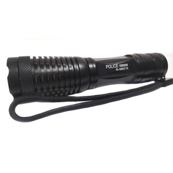 Тактичний підстовбурний ліхтарик POLICE BL-Q8837-T6 8800 mAh 1000 Lm чорний