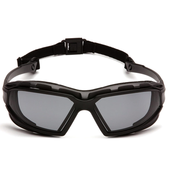 Окуляри тактичні стрілецькі із ущільнювачем Pyramex Highlander Plus Safety Goggles Gray