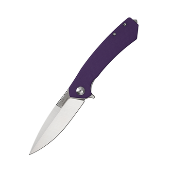 Нiж складний кишеньковий, туристичний Flipper Adimanti Skimen-PL Purple 205 мм