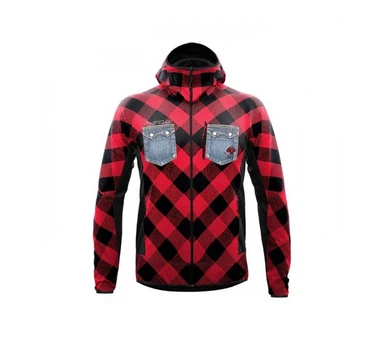 Утепленная мужская куртка с капюшоном VIPER MAN RED SCOTTISH M