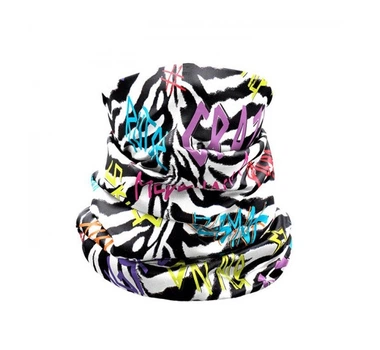 Бафф бесшовный Crazy Gaiter Light Black-Zebra