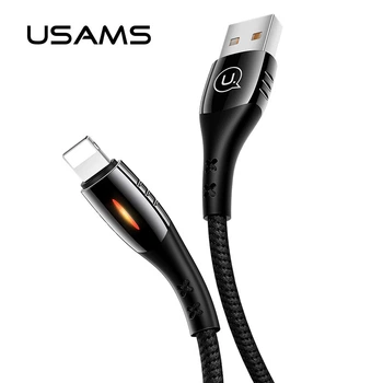 Кабель USAMS Lightning Smart Power-off U-Tone series US-SJ344 | 1.2m, 2A | 5104218