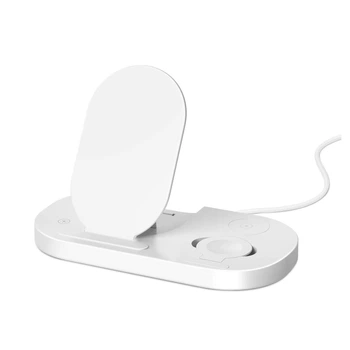 Док станция Qi 3in1 LED wireless charger JYD-WC75 |15W Max| white