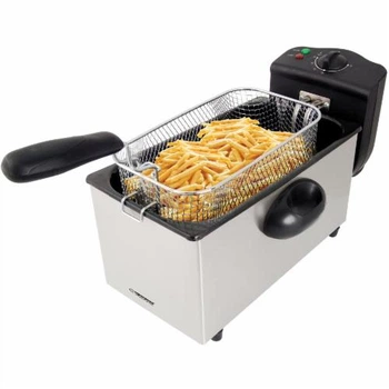Фритюрница Esperanza EKG010 Falafel 3 л, 2000 Вт, стальной корпус