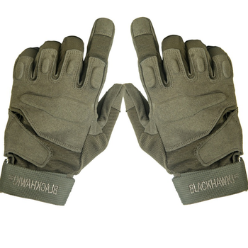 Тактичні рукавички зимові BlackHawk розмір XL. Зелені