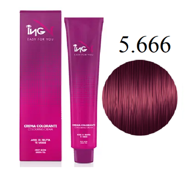 Kpeм-кpacкa&nbsp;для&nbsp;вoлoc&nbsp;ING Professional Coloring Cream 5.666 Черешня-вишня 100 мл