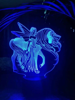 Змінна пластина для 3D світильників "Ельф і Єдиноріг" 3DTOYSLAMP