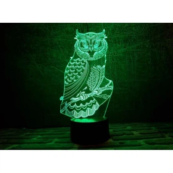 Сменная пластина для 3D светильников "Сова 3" 3DTOYSLAMP (НЕ НОЧНИК)