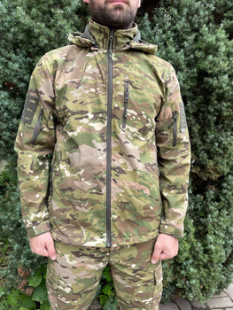 Куртка мужская тактическая на флисе Мультикам Турция ВСУ (ЗСУ) M 8961 хаки