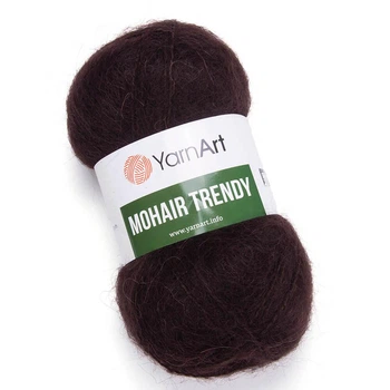 Пряжа для вязания YarnArt Mohair Trendy 123 мохер ярнарт