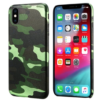 Чохол накладка xCase на iPhone XS Max Green Camouflage case
