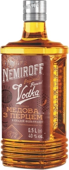 Настоянка Nemiroff Українська медова з перцем 0.5 л 40% (4820181420895)