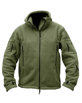 Фліс тактичний кофта KOMBAT UK Recon Hoodie, M олива