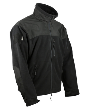 Фліс тактичний кофта KOMBAT UK Defender Tactical Fleece S чорний