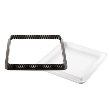 Форма для тарта SQUARE Silikomart (KIT TARTE RING SQUARE 200x200 MM)