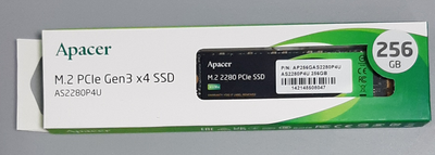 Накопичувач SSD M.2 2280 256GB Apacer (AP256GAS2280P4U-1)