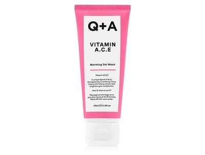 Мультивитаминная маска для лица Q+A Vitamin A.C.E. Warming Gel Mask, 75мл (5060486261918)