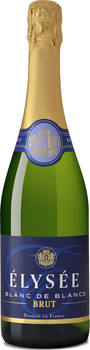 Вино ігристе Elysee Blanc De Blancs Brut біле брют 0.75 л 10.5% (3438931003369)
