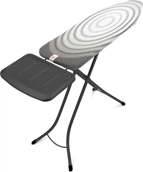 Гладильная доска Brabantia IRONING TABLES B с подставкой для паровой системы 124x38 см Черная (101083)