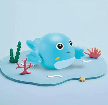 Водоплавна заводна іграшка для ванної Bath Toys Кит , Блакитний