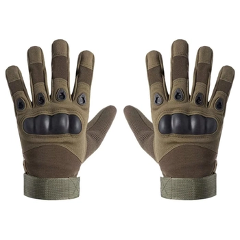 Тактичні рукавички повнопалі VDAR Олива XL (1011)
