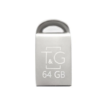 USB флешка Flash Drive T & amp;G 64gb Metal 107, Steel