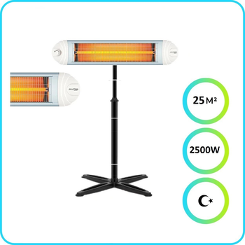 Инфракрасный обогреватель AWOX EcoTec 2500W, белый с телескопической ножкой