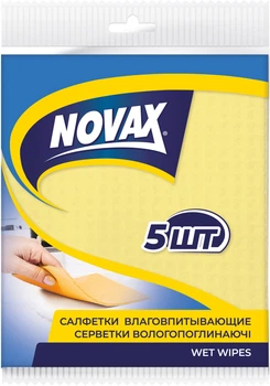 Серветка вологопоглинаюча Novax 5 шт (4823058326641)