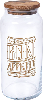 Банка Herevin Bon Appetit c деревянной крышкой 0.89 л (232005-147)
