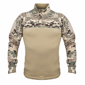 Рубашка тактическая убокс Pave Hawk PLY-11 Camouflage CP 3XL военная с воротником на замке и карманами TR_7866-42517