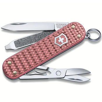 Складаний ніж Victorinox CLASSIC SD Precious Alox рожевий 0.6221.405G