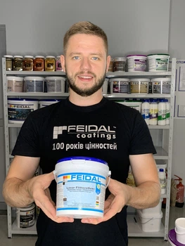 Лазур з блиском Feidal Ambiente Wandlasur Flitereffekt 1л