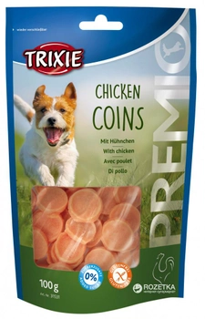 Лакомство для собак Trixie 31531 Premio Chicken Coins курица 100 г (4011905315317)