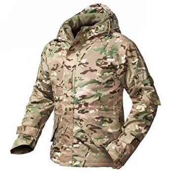 Куртка тактическая зимняя военная мультикам рип-стоп размер XXL Код 24-0006