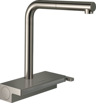 Смеситель для кухни Hansgrohe Aquno Select М81 250 2jet с выдвижным изливом Sbox 73830800 Stainless Steel