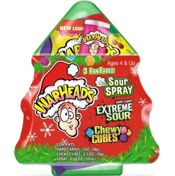 Кислые конфеты Warheads Christmas Tree Scrambler 142g
