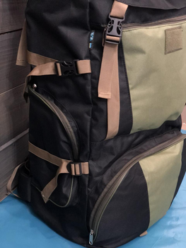 Универсальный туристический рюкзак 85 литров из влагоотталкивающей ткани походный