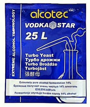 Сухі турбо дріжджі Alcotec Star, 66г