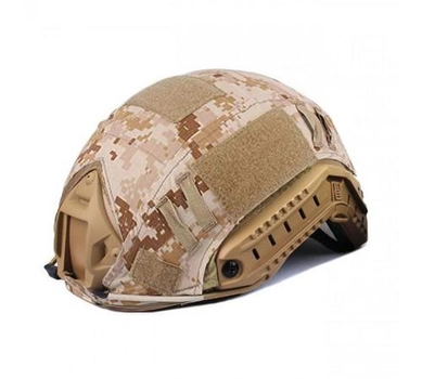 Чохол (кавер) на шоломі типу FAST Helmet Silenta 12460 Pixel Coyote Пустеля
