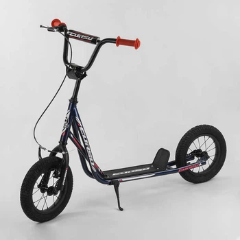 Самокат с надувными колесами 12" JT 32050 "Corso" ручной передний тормоз