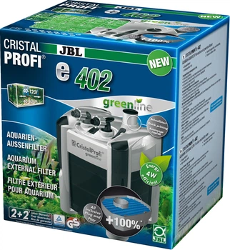 Зовнішній фільтр JBL CristalProfi e402 greenline 58 819 для акваріума до 120 л (4014162602800)