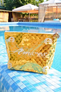 Пляжна косметичка Amarea Borsa Gold One Size Золото